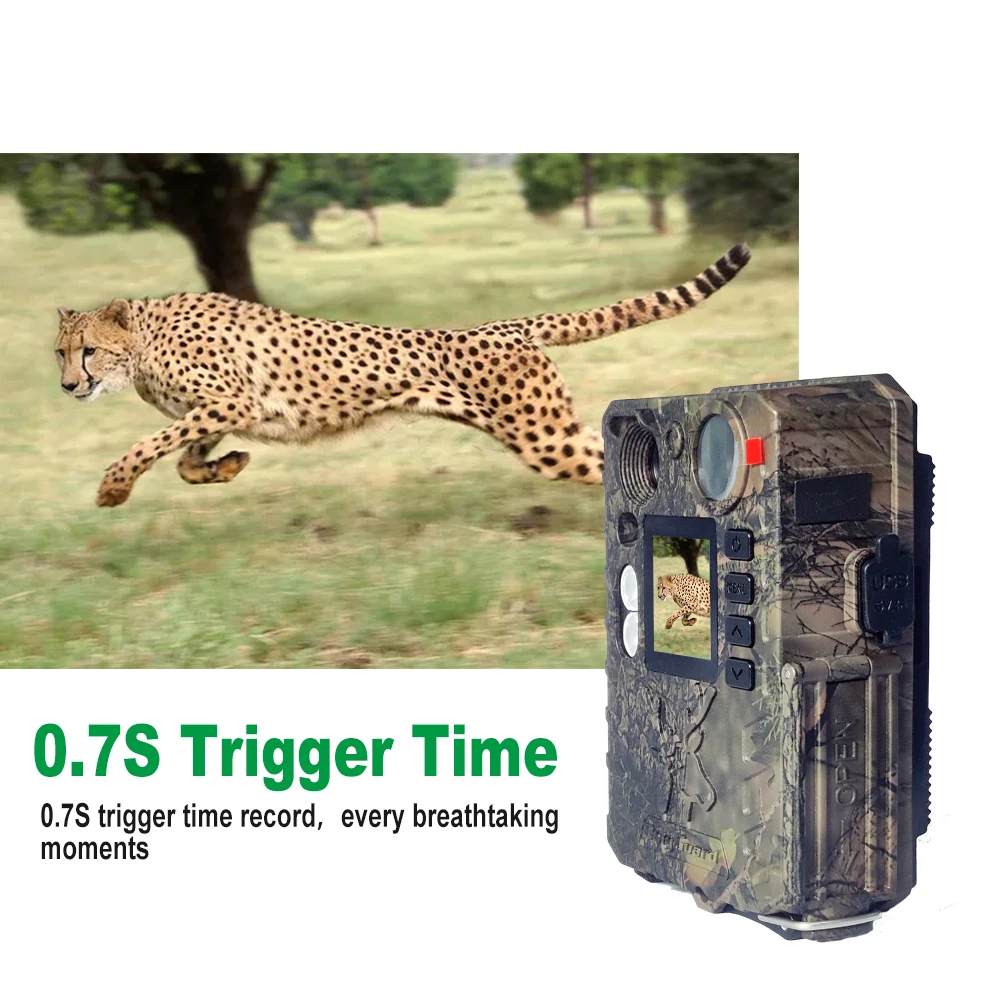 BolyGuard Trail Wildlife Camera BG410-D 33MP 2.7K HD Hunting Game Cam+Dual Flash 940nm and White LED Night Vision Support Solar - Image 3