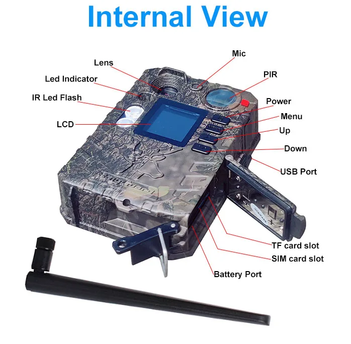 BolyGuard BG410-M 2.7K HD 33MP Cellular Trail Camera 940nm IR Night Vision, 4G Wireless, Outdoor Hunting Camera+gift 32GB TF - Image 6