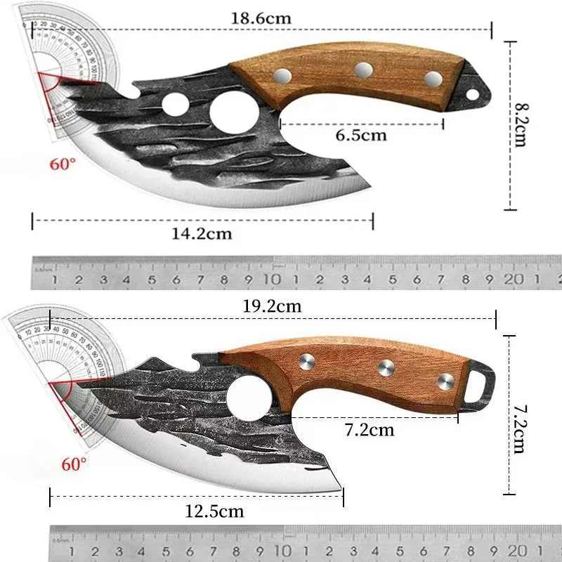 Meat cleaver Corkscrew Steak Vegetable fruit Portable Ultimate Knife with sheath Barbecue picnic camping outdoor cutlery - Image 6