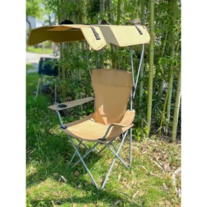Fishing Chair Beach Chair Outdoor Camping Folding Chair Sunshade Chair Portable Sunshade Barbecue Picnic Leisure Chair