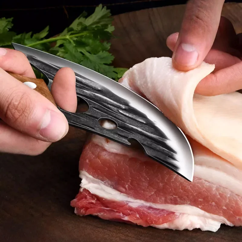 Meat cleaver Corkscrew Steak Vegetable fruit Portable Ultimate Knife with sheath Barbecue picnic camping outdoor cutlery - Image 2