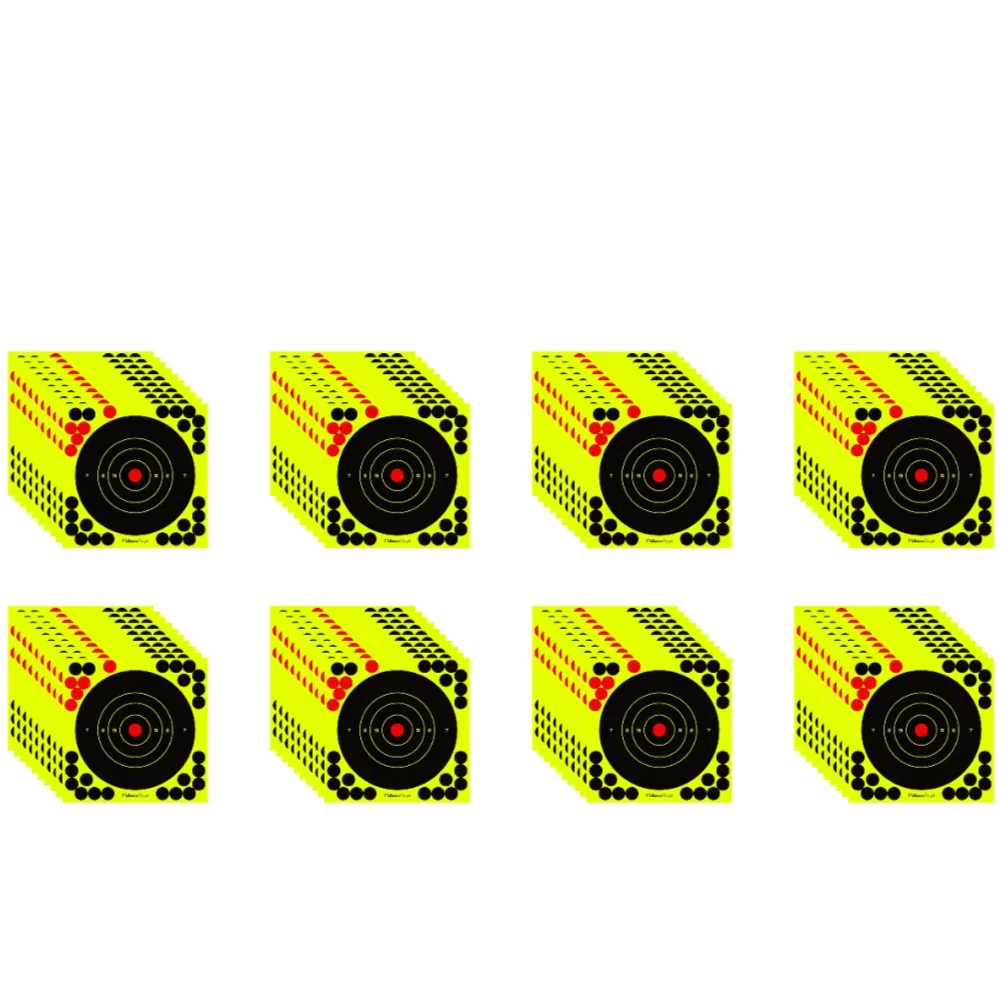 100-10PCS 8-inch Splatter Target High Visibility Adhesive Shooting Target Stickers Reactive Hunting Shooting Training Paper - Image 7