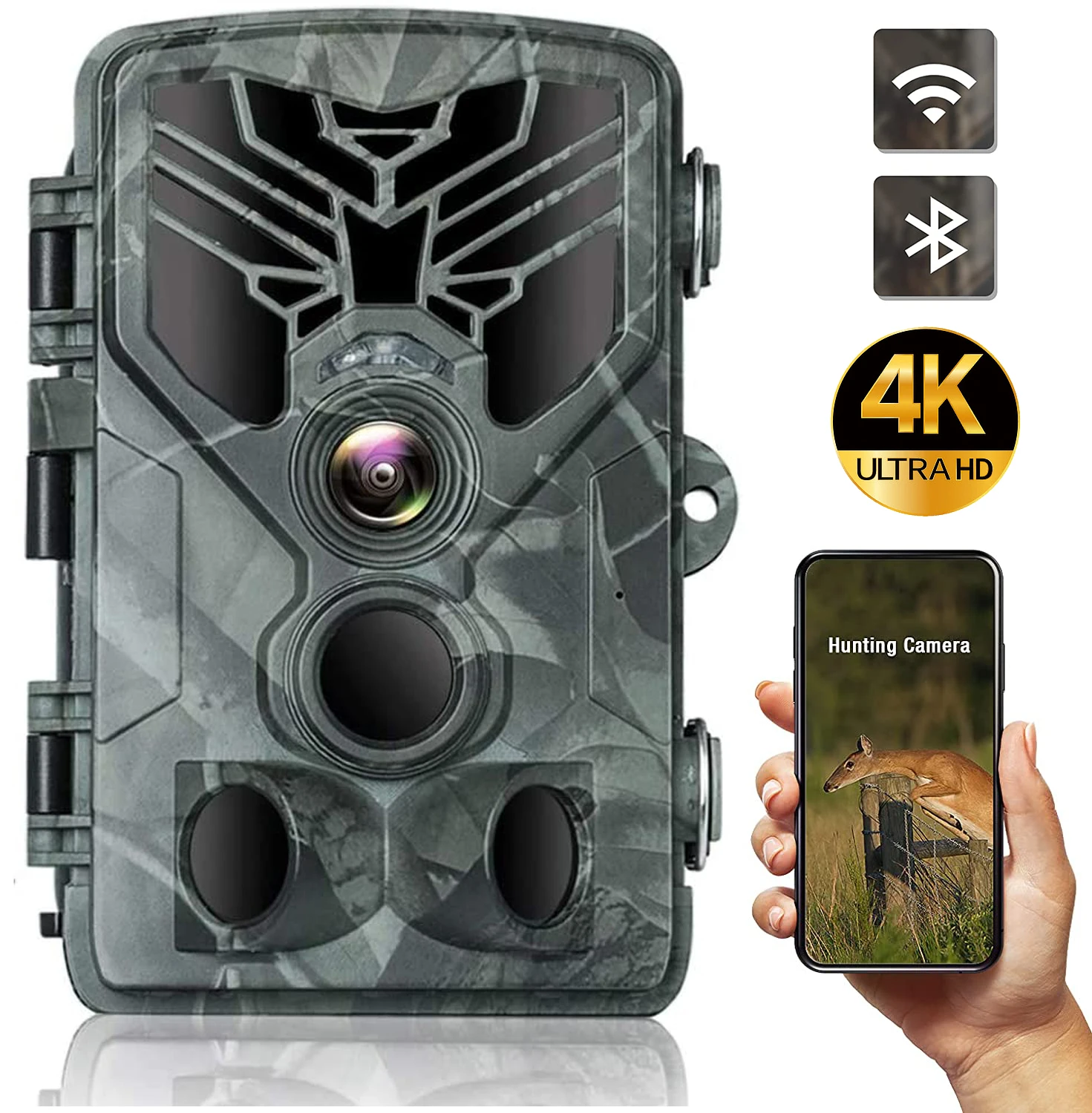 Suntek WIFI Series 4K/2.7K 36MP/24MP Trail Camera Wildlife Infrared Night Vision Motion Activated IP65 Waterproof Trap Game Cam - Image 14