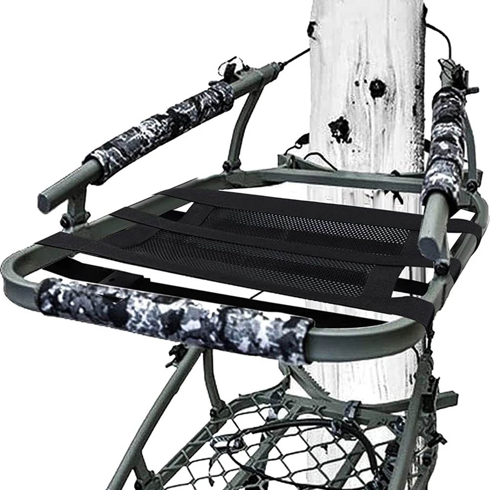 1pc Adjustable Tree Stand Chair Breathable Mesh Outdoor Camping Fishing Hunting Seat For Adults Kids Durable Climbing Chair - Image 2
