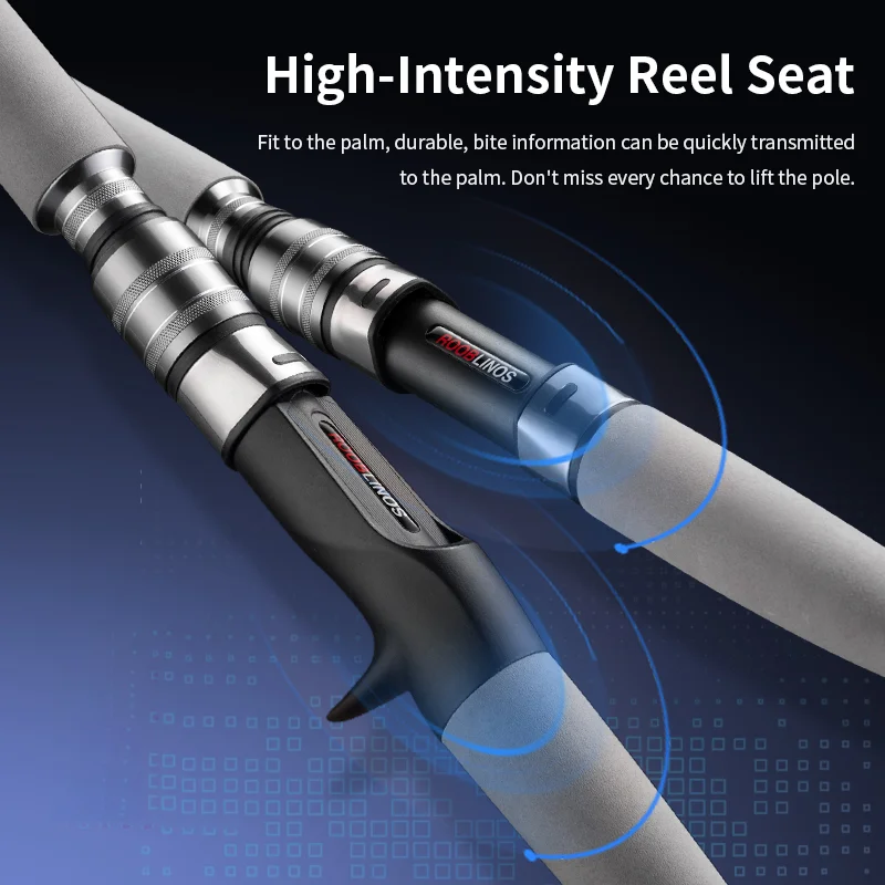 ROOBLINOS RAPTOR II Boat Fishing Rod Casting Spinning Rod 1.8m Saltwater 2 Section Trolling Rod - Image 4