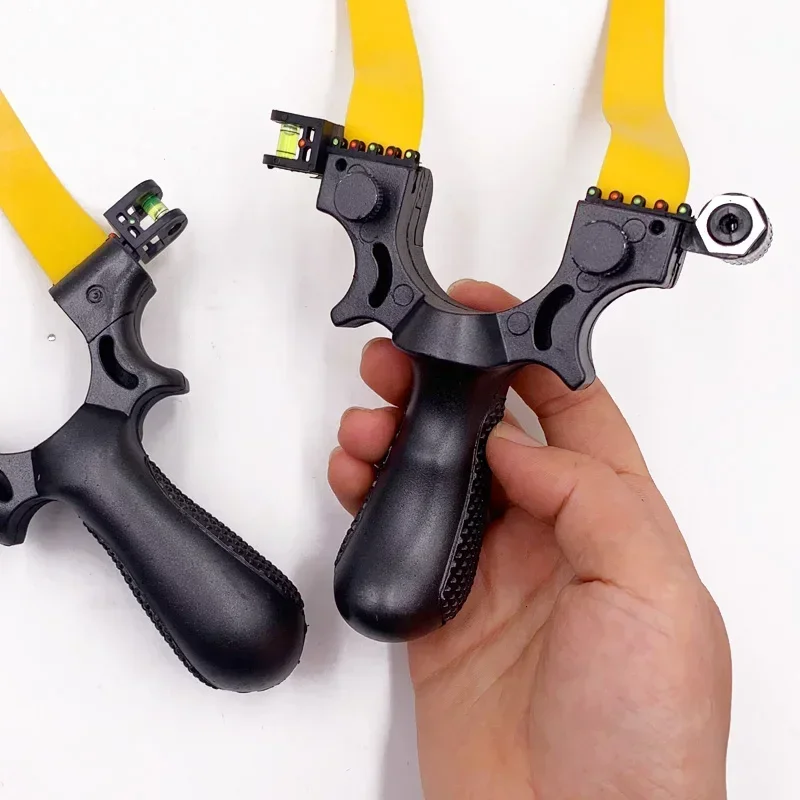 Laser Shooting Slingsshot Outdoor Hunting Flat Rubber Band Mud Ball Toy Aiming Slingshot Bag Storage Catapult Package - Image 4
