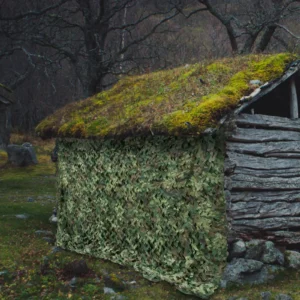 Lightweight & Foldable 8x8M Camouflage Net - Woodland Color for Hunting,Survival - Multi-Purpose Use for Cover,Decor,Photography