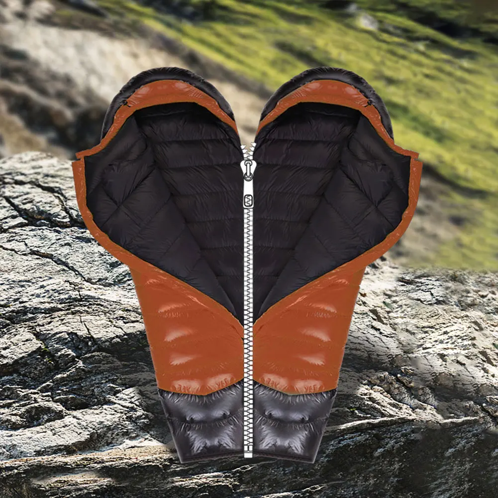 Goose Down Winter Sleeping Bag Ultralight Thermal Sleeping Bag Waterproof for Backpacking Camping Hiking - Image 4