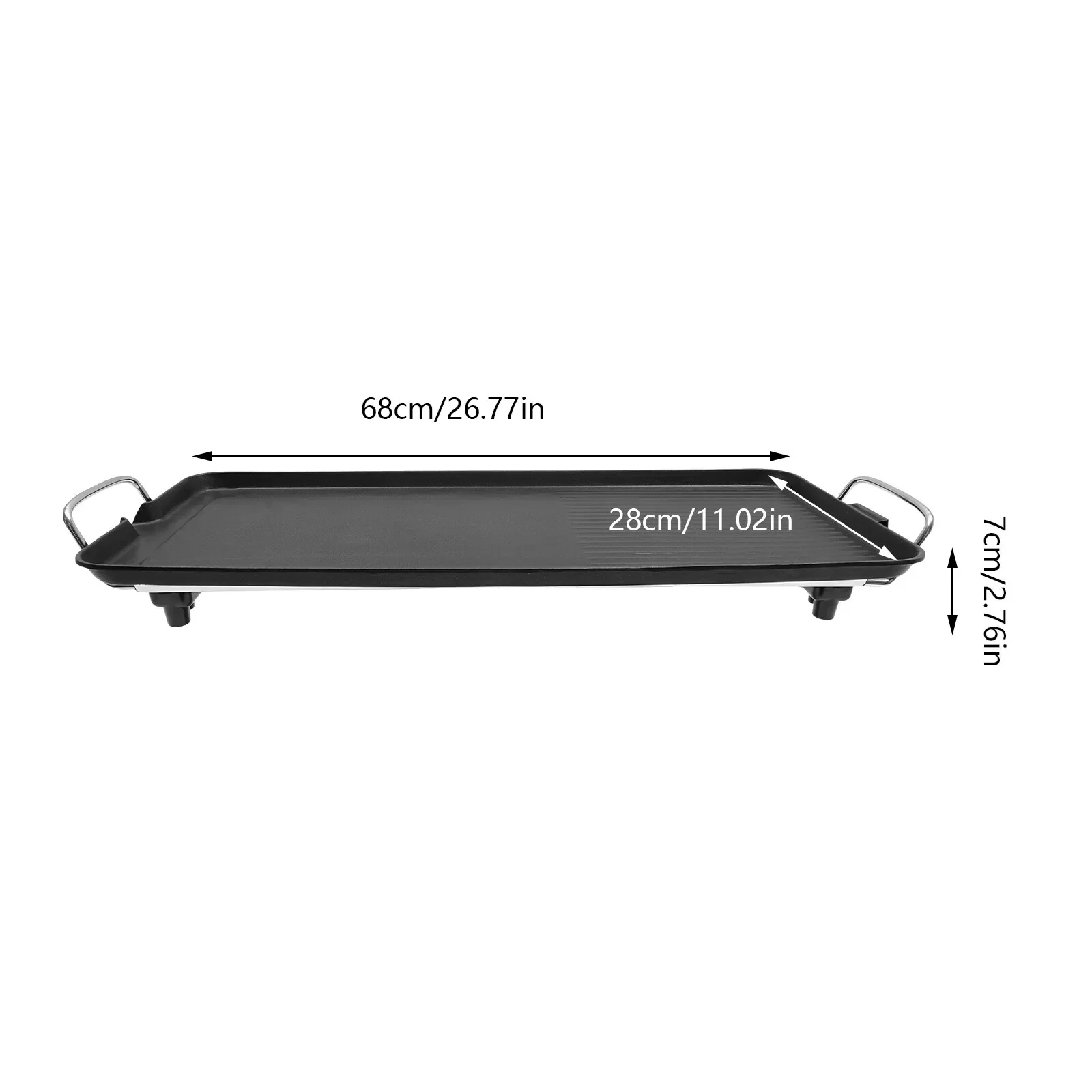 Smokeless Outdoor Electric BBQ Grill Portable Tabletop Barbecue Grill 1500W Aluminum Alloy - Image 2
