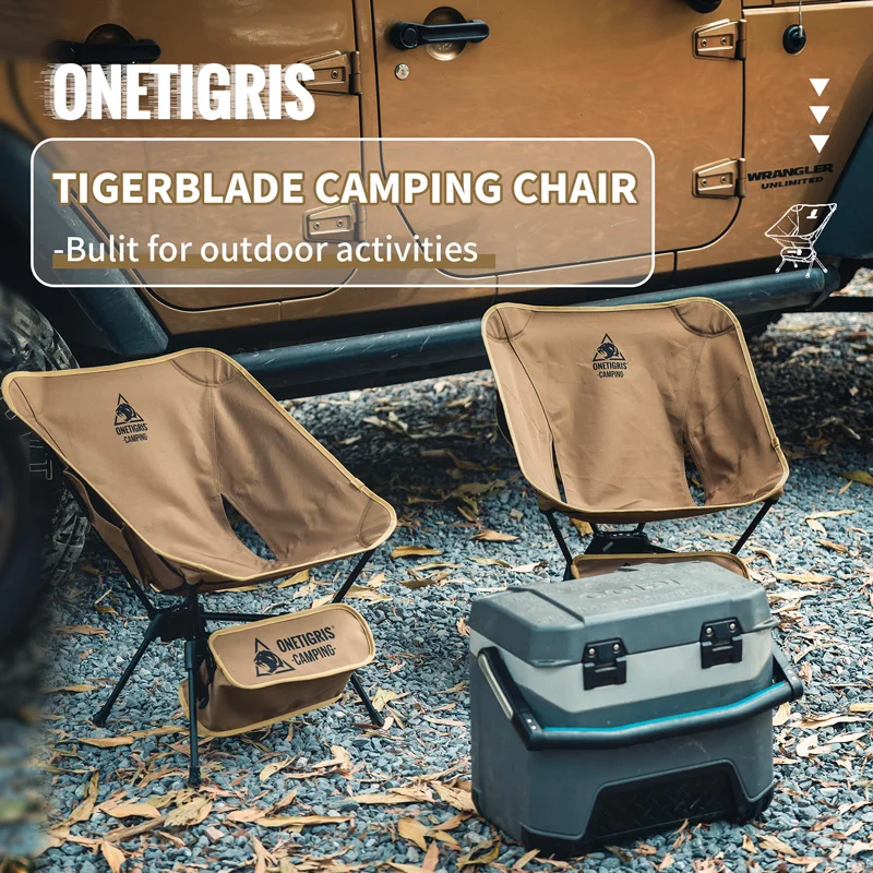 OneTigris Tigerblade Camping Chair Foldable Outdoor Chair Triangle Framed Compact Portable Backpacking Hiking Chair - Image 6