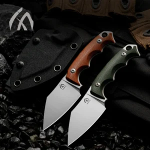HUANG FU high hardness outdoor knife, a portable and multifunctional tool suitable for various environments, a gift for men