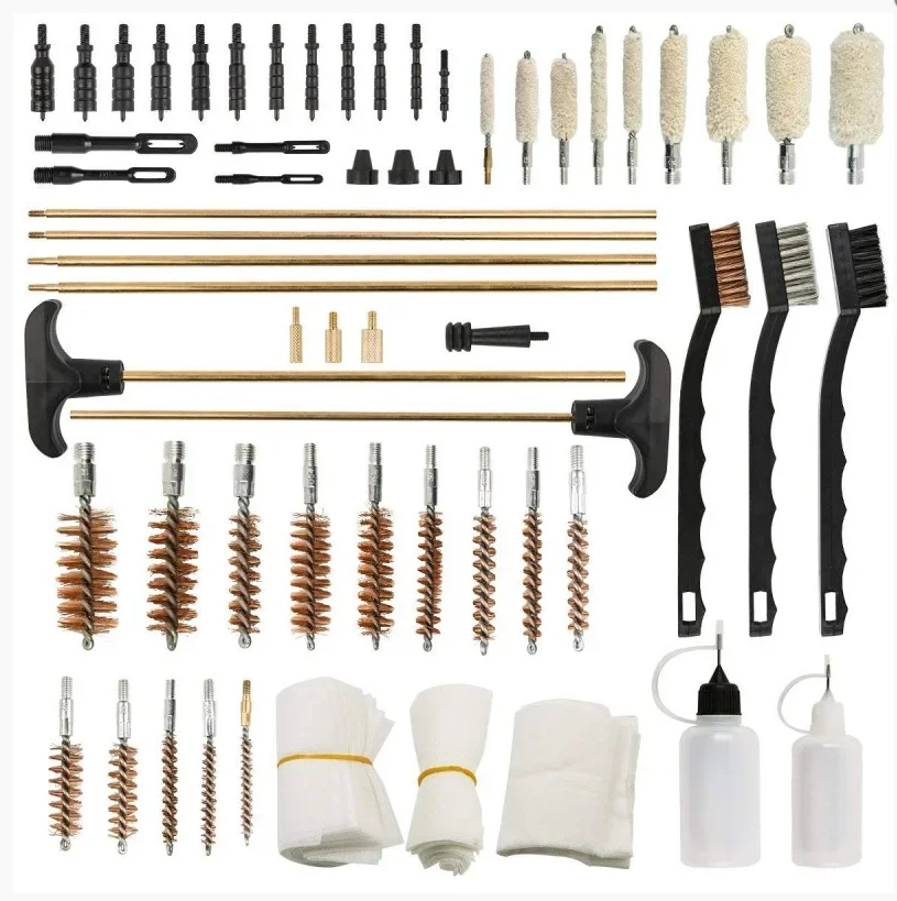 Universal Brush Tool Cloth Gun Cleaning Kit Professional Gun Cleaning Mat Gunsmithing Set Tactical Gun For Rifle Pistol Shotgun - Image 2