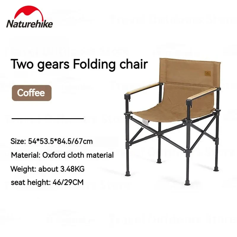 Naturehike Portable Folding Camping Chair Lightweight Tourist Chairs Aluminum Fishing Chair Outdoor Furniture Height-adjustable - Image 8