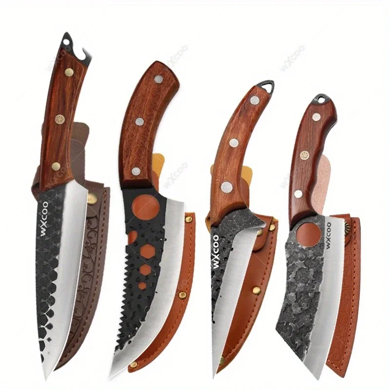 1PC 2PCS 3PCS 4PCS 5PCS Kitchen Chef Knife Set Professional Multipurpose Utility Knife Stainless Steel Vegetable Chopper Boning - Image 11