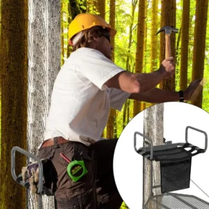 Adjustable Tree Stand Seat Deer Stand Replacement Accessories Hunting Tree Stand Seat Replacement With Pocket For Outdoor