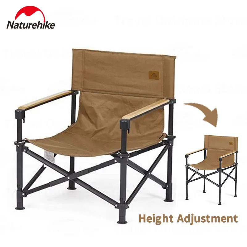 Naturehike Portable Folding Camping Chair Lightweight Tourist Chairs Aluminum Fishing Chair Outdoor Furniture Height-adjustable - Image 6