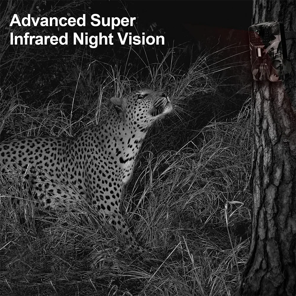 Suntek WIFI Series 4K/2.7K 36MP/24MP Trail Camera Wildlife Infrared Night Vision Motion Activated IP65 Waterproof Trap Game Cam - Image 5