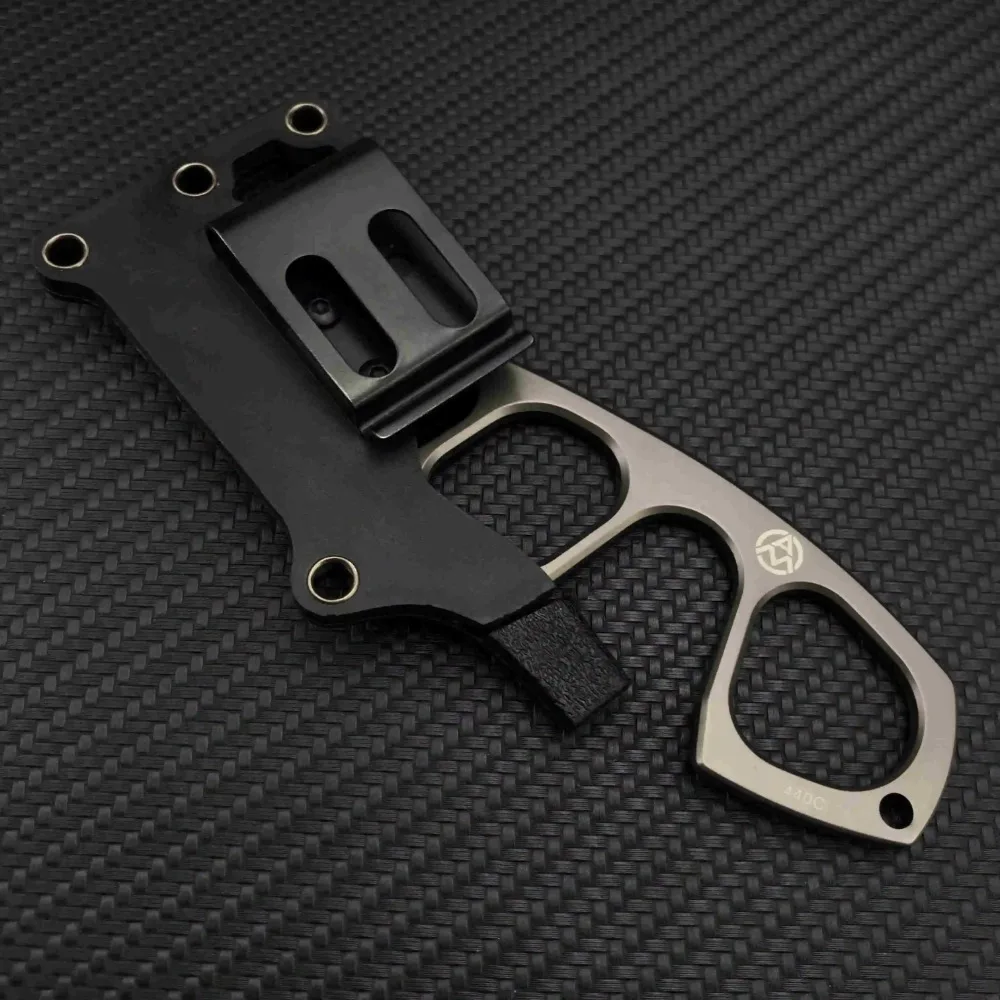 BOKER Pocket EDC Necklace Small Fixed Blade Knife 440C Steel Handle with ABS Sheath Outdoor Tactical Survival Mini Knives - Image 4