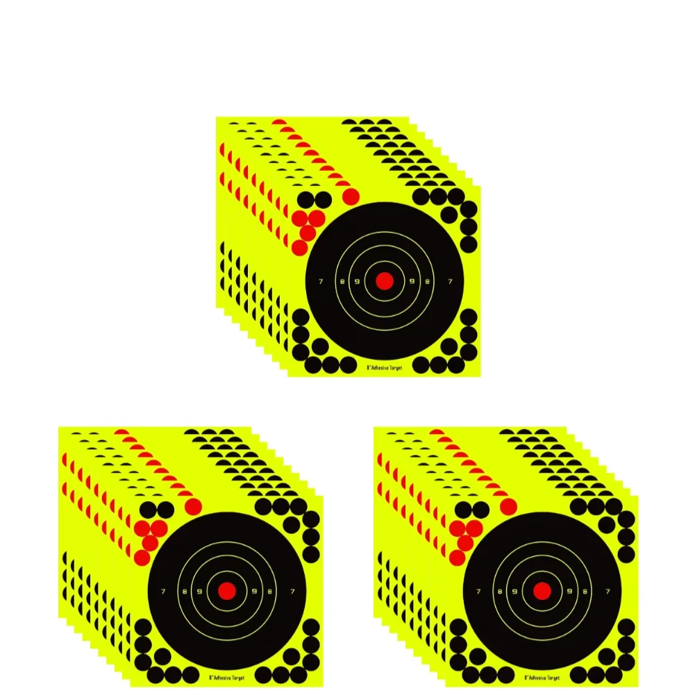 100-10PCS 8-inch Splatter Target High Visibility Adhesive Shooting Target Stickers Reactive Hunting Shooting Training Paper - Image 8