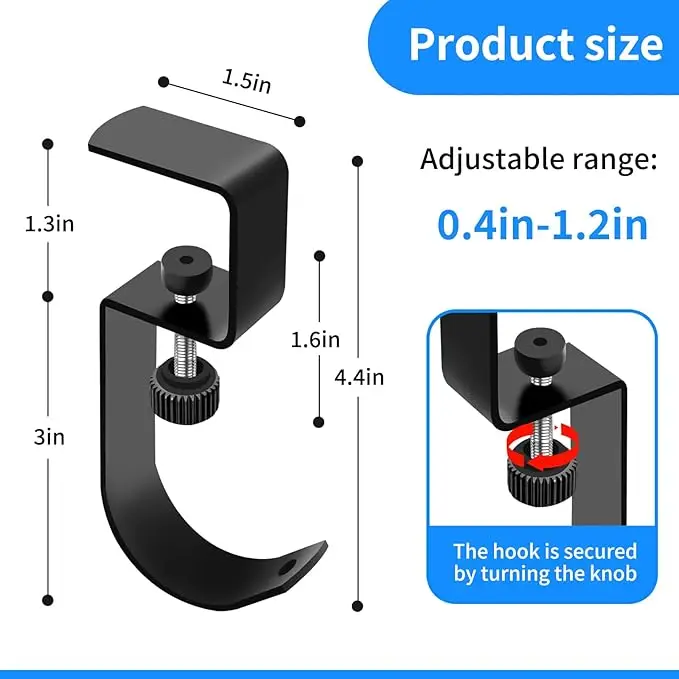 Metal Hunting Tree Stand Seat Hangers Adjustable Treestand Gear Hanger for Easy Hook on Treestand Accessories for Hunting - Image 2