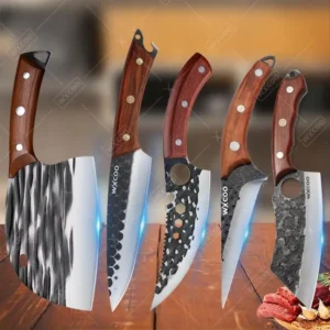1PC 2PCS 3PCS 4PCS 5PCS Kitchen Chef Knife Set Professional Multipurpose Utility Knife Stainless Steel Vegetable Chopper Boning