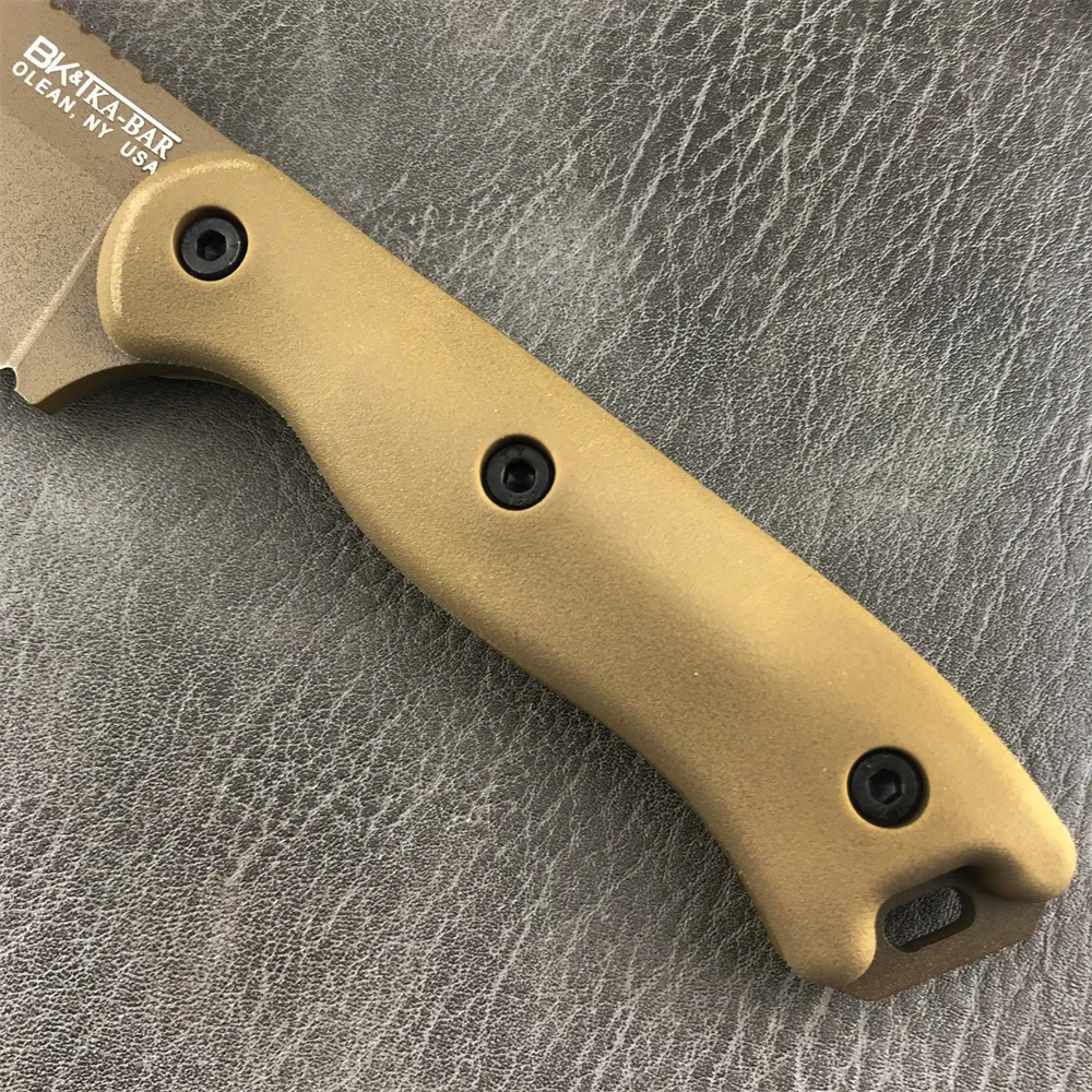 KA-BAR18 Military Fixed Blade Knife D2 Blade Nylon Fiberglass Handle Outdoor Jungle Hunting Cutting Knives EDC Emergency Tools - Image 5