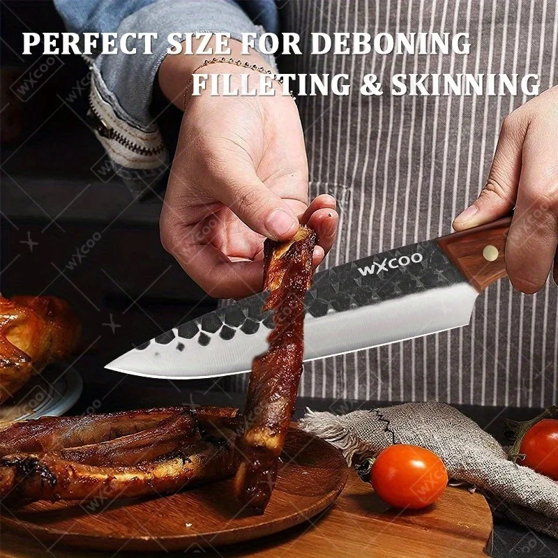 1PC 2PCS 3PCS 4PCS 5PCS Kitchen Chef Knife Set Professional Multipurpose Utility Knife Stainless Steel Vegetable Chopper Boning - Image 5