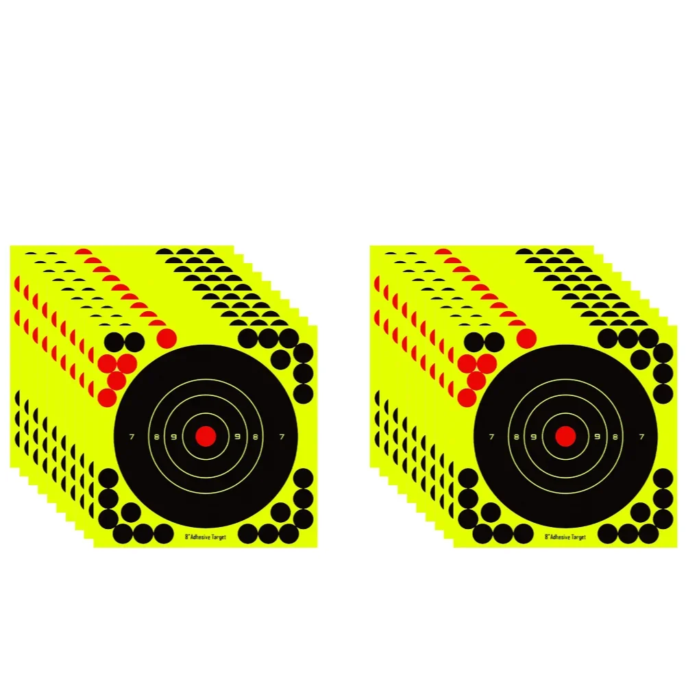 100-10PCS 8-inch Splatter Target High Visibility Adhesive Shooting Target Stickers Reactive Hunting Shooting Training Paper - Image 9