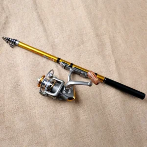 Carbon Telescopic Fishing Rod 1.5m 1.8m 2.1m Travel Raft Rod Pesca Fishing Pole