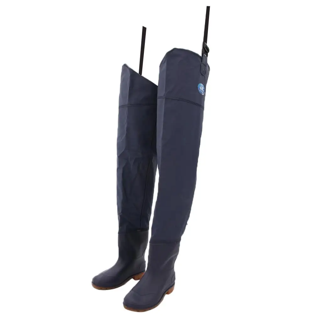 Men Waterproof Fishing Waders Stocking Foot Wader Lightweight Fishing Pants Various Size - Image 3
