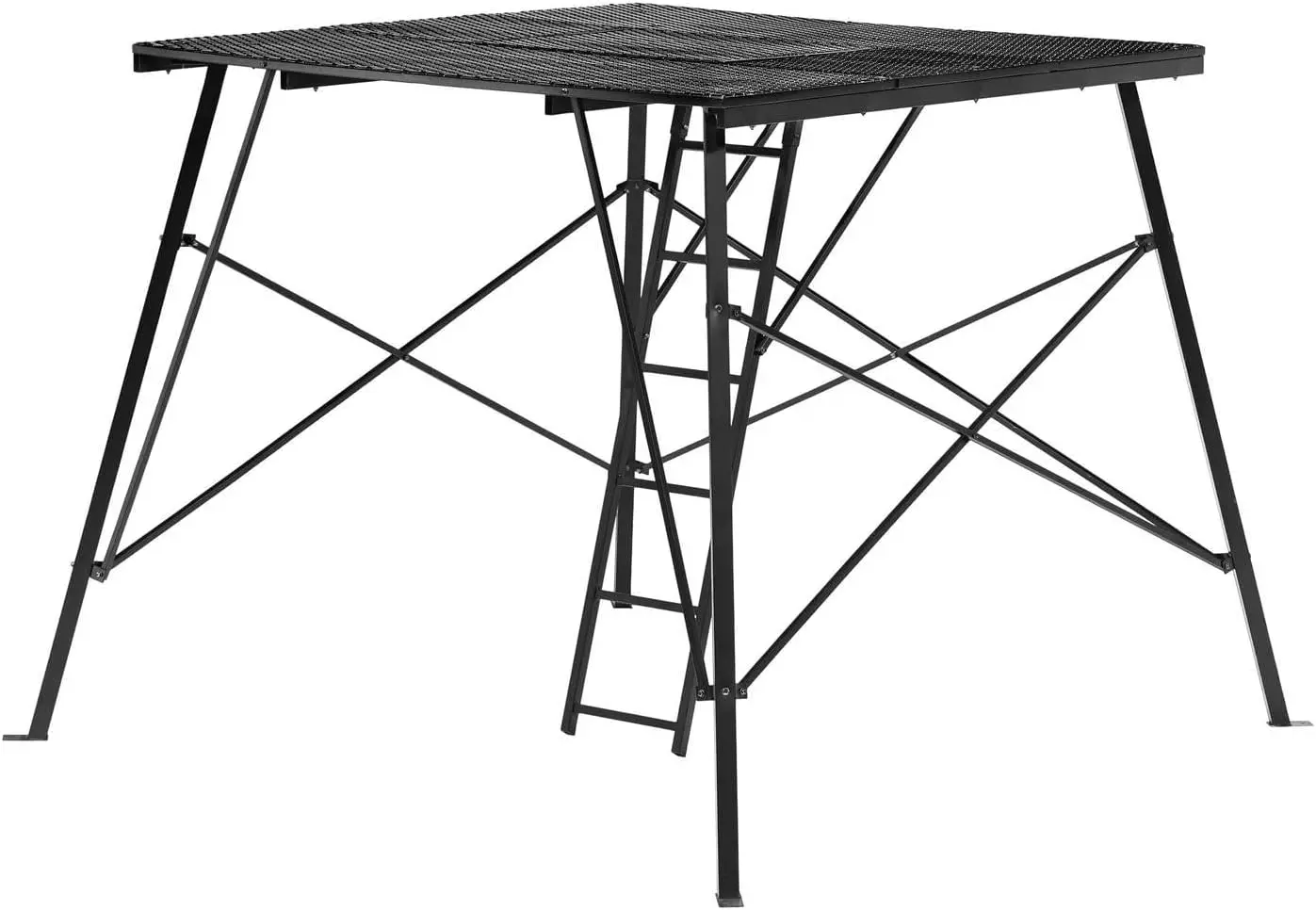 65" L x 65" W x 5' H Ground Blind Platform - Durable Powder-Coated Steel Outdoor Hunting Trap Door Universal Platform - Image 3