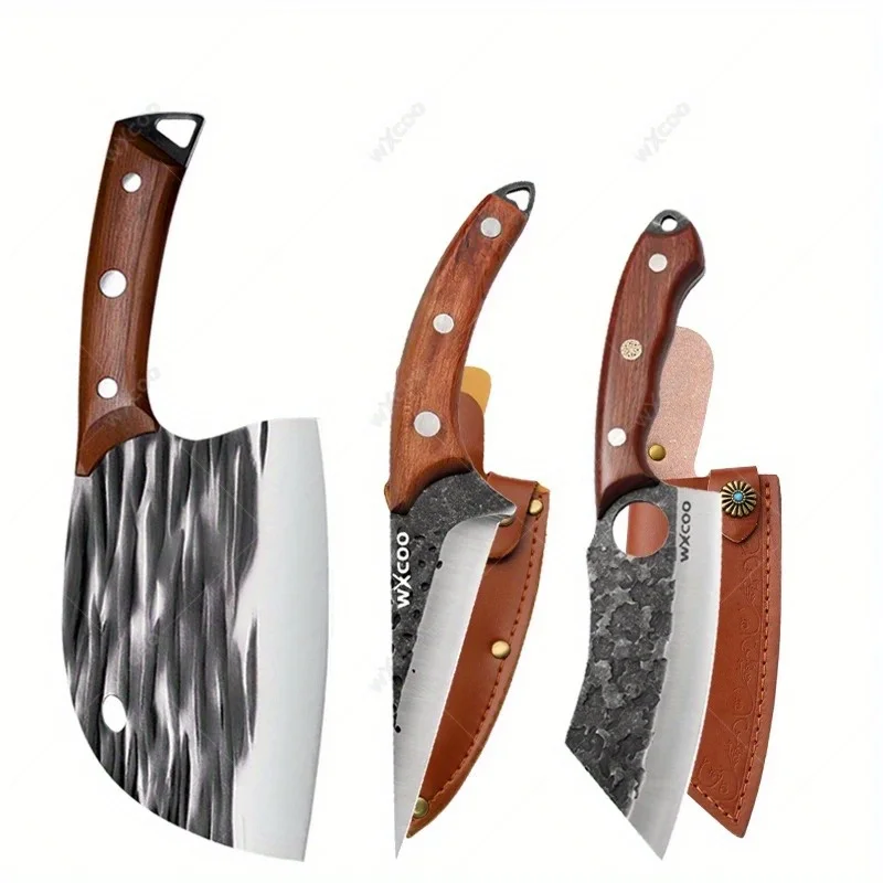 1PC 2PCS 3PCS 4PCS 5PCS Kitchen Chef Knife Set Professional Multipurpose Utility Knife Stainless Steel Vegetable Chopper Boning - Image 8