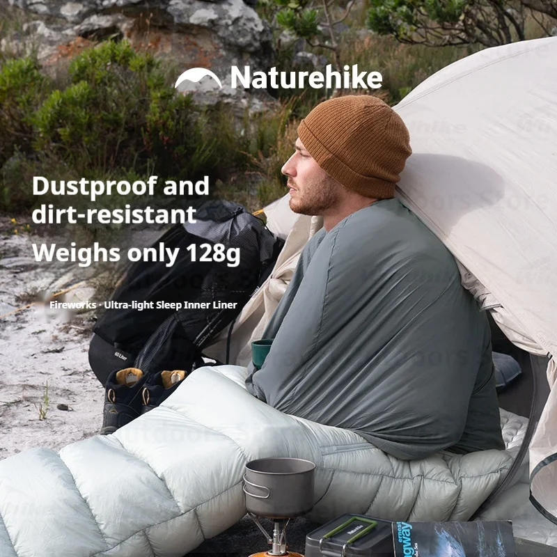Naturehike Sleeping Bag Liner 128g Ultralight Single Stretch Envelope Soft Style For Tourism Camping Sleeping Bags Accessories - Image 2