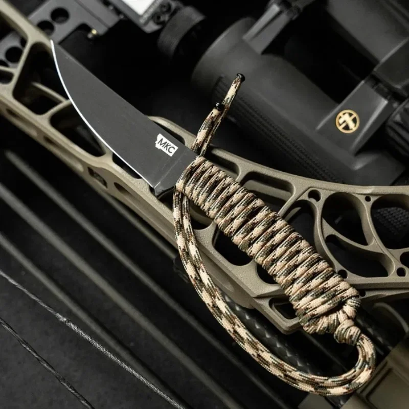SPEEDGOAT 2.0 MKC Outdoor Fixed Blade Knives 440C Blade Nylon Rope Handle Outdoor Camping Fishing Cutter Multi-tool - Image 2