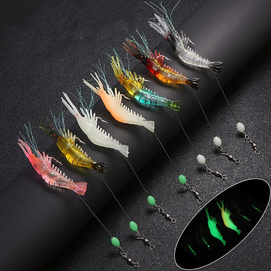 3pcs/7pcs Shrimp Lures Fishing Lures Artificial Fishing Bait Isca Artificial Ascesorios Pesca - Image 5
