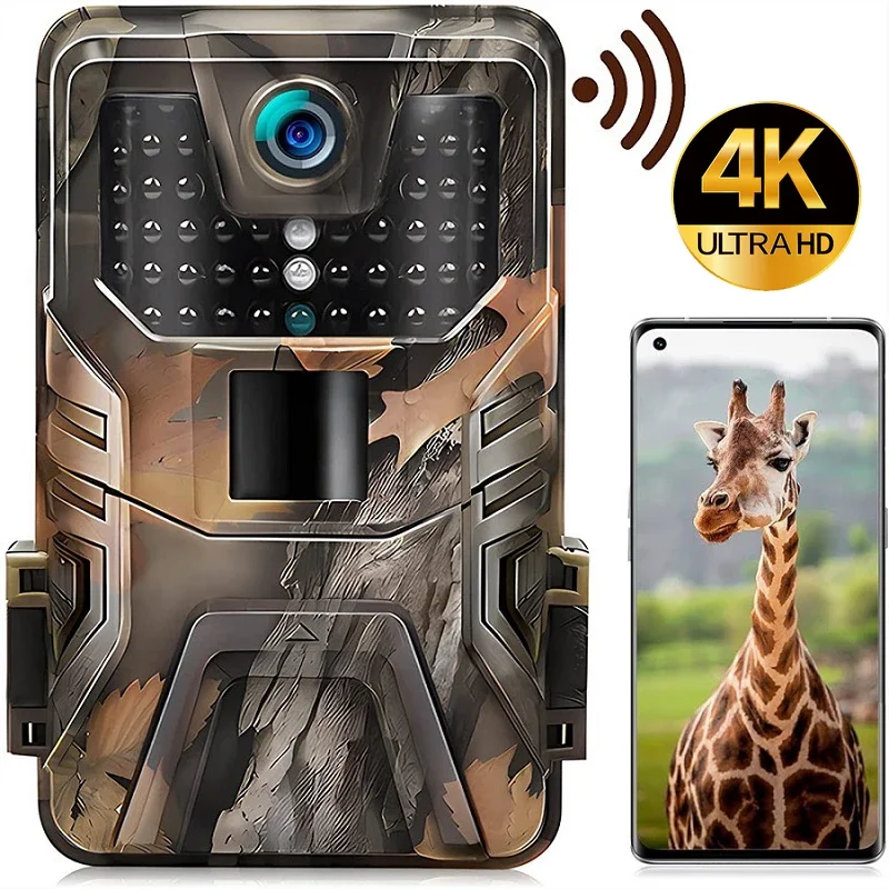 Suntek WIFI Series 4K/2.7K 36MP/24MP Trail Camera Wildlife Infrared Night Vision Motion Activated IP65 Waterproof Trap Game Cam - Image 8