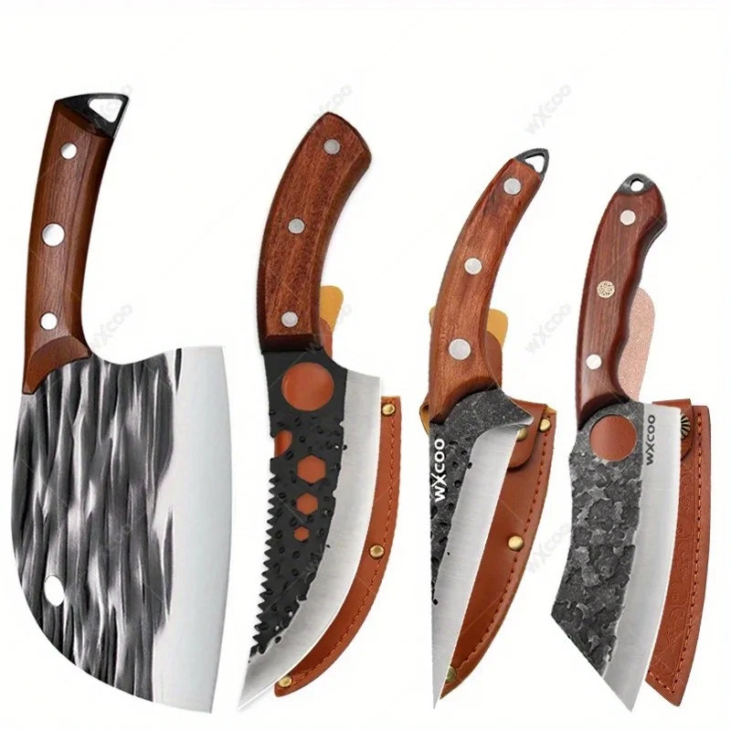 1PC 2PCS 3PCS 4PCS 5PCS Kitchen Chef Knife Set Professional Multipurpose Utility Knife Stainless Steel Vegetable Chopper Boning - Image 10