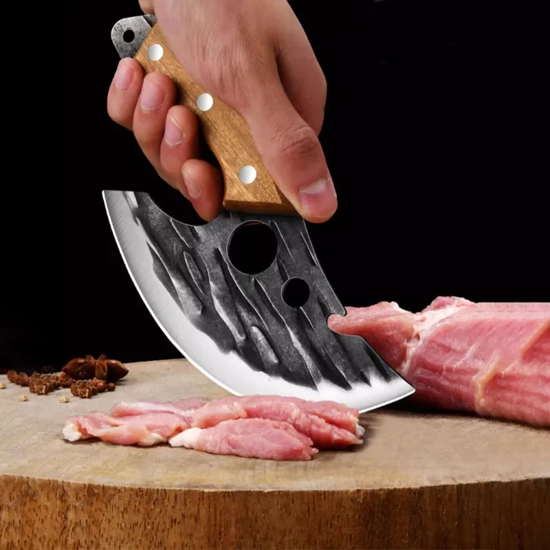 Meat cleaver Corkscrew Steak Vegetable fruit Portable Ultimate Knife with sheath Barbecue picnic camping outdoor cutlery - Image 4