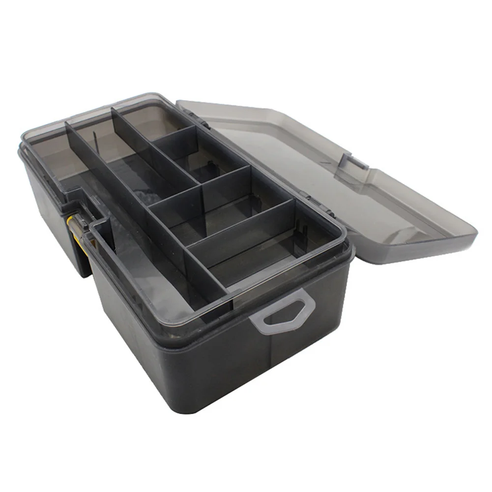 Portable Lure Tackle Box Removable Plastic Fishing Tackle Box Fake Bait Hook Fishings Gear Tool Storage Box For Fishing Bait - Image 4