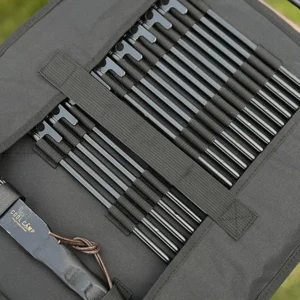 Camping Tent Stake Bag Portable Hammer Stake Wind Rope Peg Holder Bag Camping Tool Bag for Tent Pegs and Camping Hammer