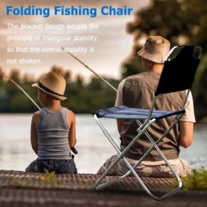Aluminum Alloy Foldable Camping Chair Supports Up To 242lbs Portable Lawn Chair Folding Camp Chair for Outdoor Beach Fishing