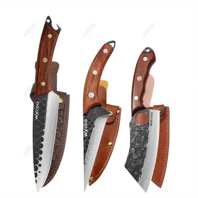 1PC 2PCS 3PCS 4PCS 5PCS Kitchen Chef Knife Set Professional Multipurpose Utility Knife Stainless Steel Vegetable Chopper Boning - Image 9