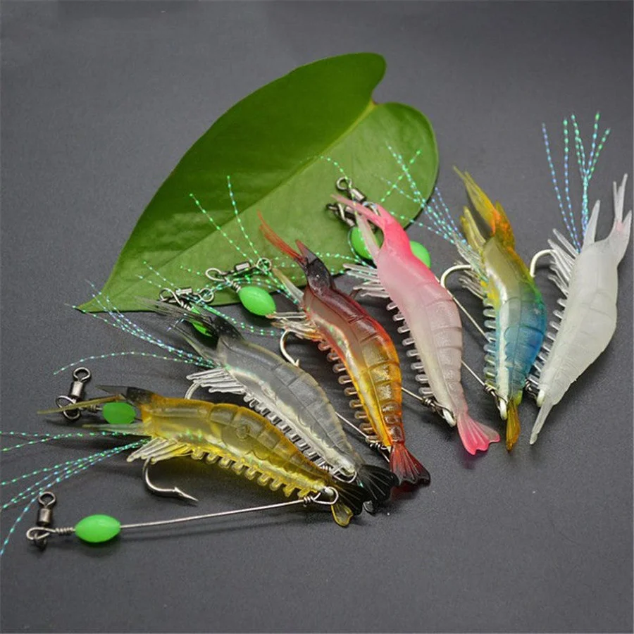 3pcs/7pcs Shrimp Lures Fishing Lures Artificial Fishing Bait Isca Artificial Ascesorios Pesca - Image 4