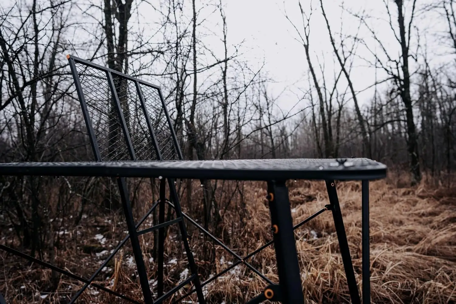 65" L x 65" W x 5' H Ground Blind Platform - Durable Powder-Coated Steel Outdoor Hunting Trap Door Universal Platform - Image 6