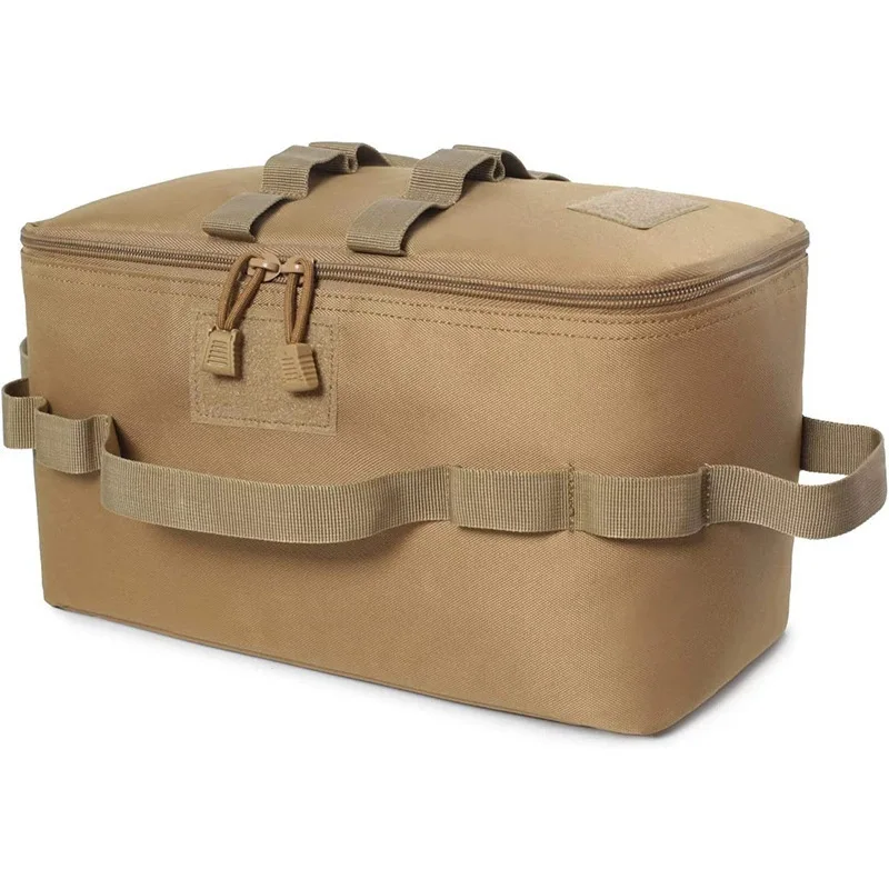 Outdoor Camping Gas Tank Storage Bag Large Capacity Ground Nail Tool Bag Gas Canister Picnic Cookware Utensils Kit Bag - Image 7