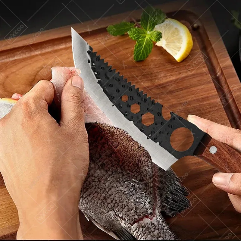 1PC 2PCS 3PCS 4PCS 5PCS Kitchen Chef Knife Set Professional Multipurpose Utility Knife Stainless Steel Vegetable Chopper Boning - Image 6