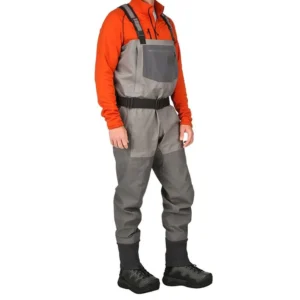 3 Layer Breathable Waders Fishing Fly Fishing Waders With Stocking Foots