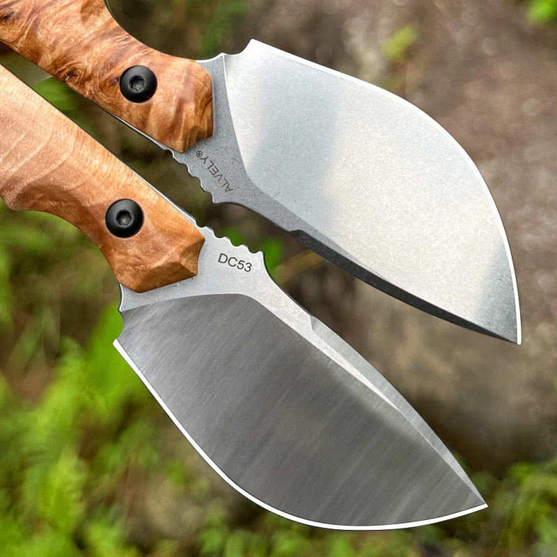 DC53 Steel Fixed Blade Knife, Outdoor Hunting Fixed Blade Knife, Suitable for Mountaineering, Camping Survival, and Hiking - Image 3