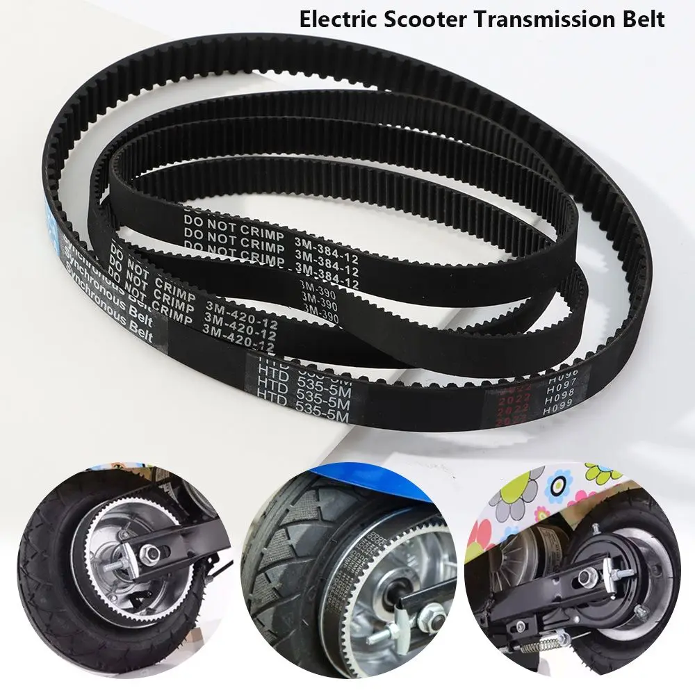 Electric Scooter Belt 3m 384 12 Transmission Timing Belts HTD 3m-384-12 5M-535-15 Rubber Drive Stripe E-scooter Hoverboard Parts - Image 3