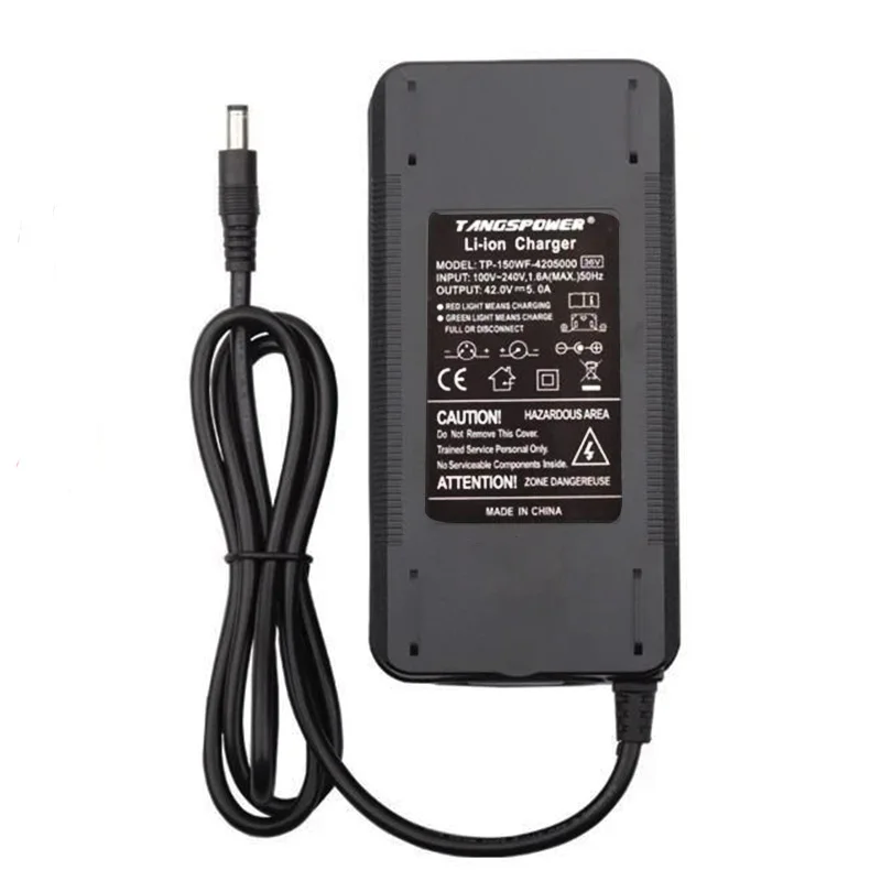 42V 5A Lithium Battery Charger DC5.5*2.1MM For 36V 5A Bicycle Scooter Hoverboard Balance Wheel Skateboard Bicycle Li-ion Charger - Image 2